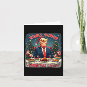 Carte Drôle Trump gagnant de l'Humour à Noël M