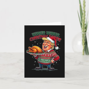 Carte Drôle Trump gagnant de l'Humour à Noël M