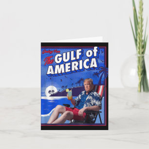 Carte Drôle Trump Golfe Des États-Unis