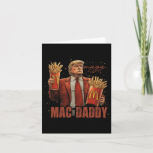 Carte Drôle Trump Mcdon 2024 Fast Food Mac Daddy Hamburg