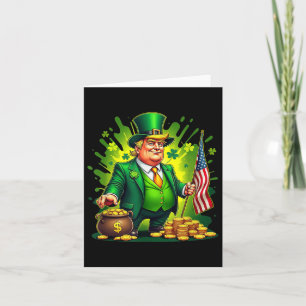 Carte Drôle Trump Paddys Back 45 47 Jour de la Saint Pat
