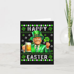Carte Drôle Trump Pâques Confus de Jour de la Saint Patr