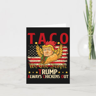 Carte Drôle Trump Taco Plaisanter Anti Trump Manifestati