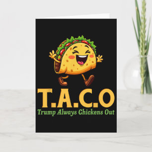Carte Drôle Trump Taco Trump Toujours Se Défile 