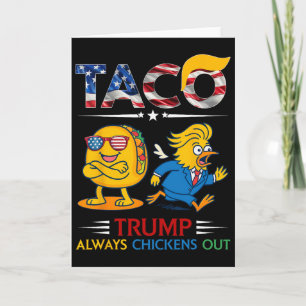 Carte Drôle Trump Taco Trump Toujours Se Défile _2 