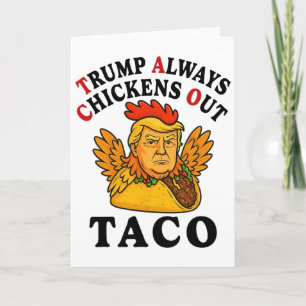 Carte Drôle Trump Taco Trump Toujours Se Défile _7 