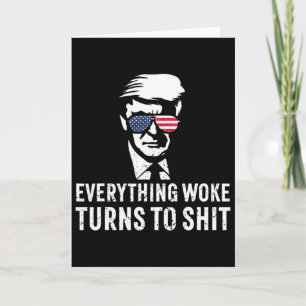 Carte Drôle Trump Tout Éveillé Se Transforme En Citation