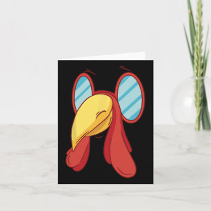 Carte Drôle Turquie Face Thanksgiving Fall Joke Humour