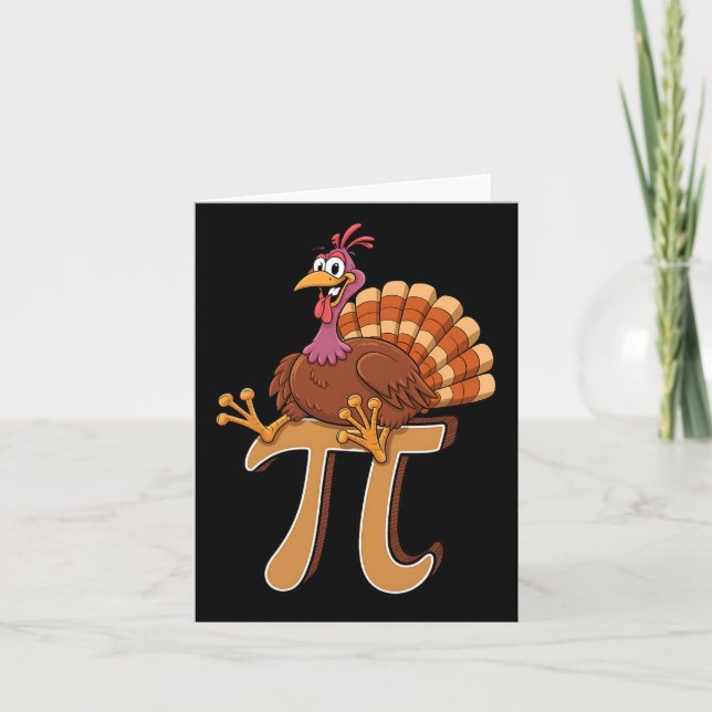 Carte Drôle Turquie Pi Day Pie Math Lover Geek Nerd Merc (Devant)