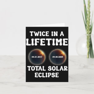 Carte Drôle Une éclipse solaire totale deux fois dans un