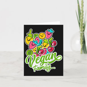 Carte Drôle végétarien Cool Legume Fruits Végétalisme Mo