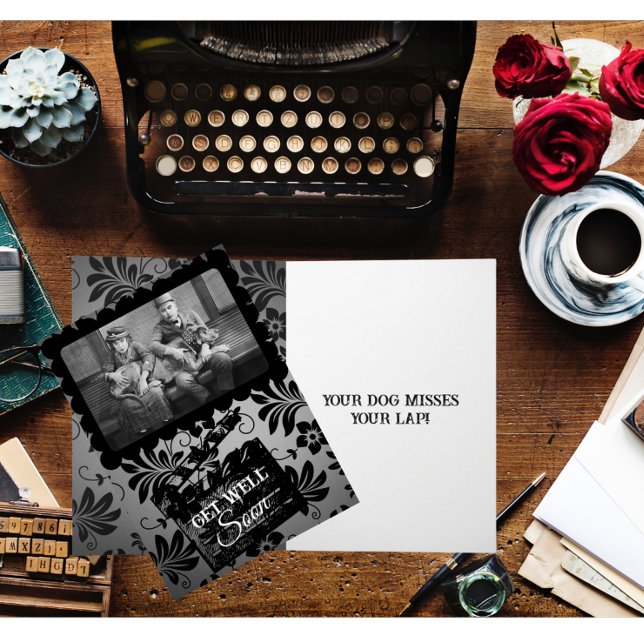 Carte Drôle Votre Chien Manque Votre Lap Se Bien (Créateur téléchargé)