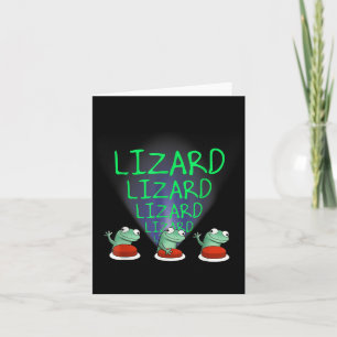 Carte Drôle Weirdcore Animal Femmes Hommes Lizard Lizard