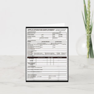 Carte Drôle Y Candidature Emploi Costume Halloween Farce