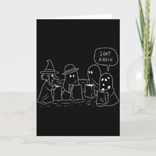 Carte Drôles de fantômes de clic Halloween Trick-or-trea