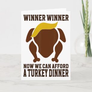 Carte Drôles de T-shirts de Thanksgiving Trump pour adul