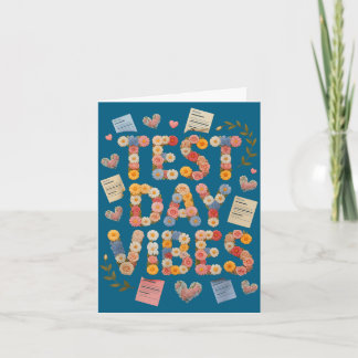 Carte Drôles de vibrations de jour de test tout va bien