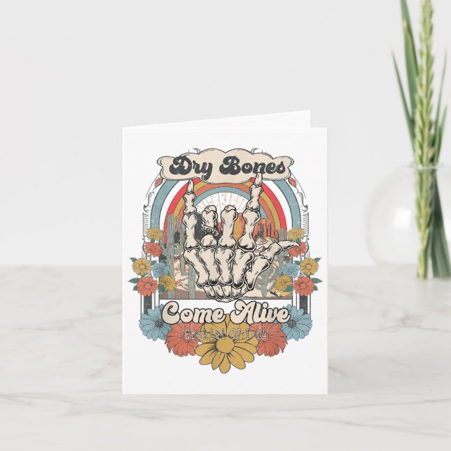 Carte Dry Bones Come Alive Christian, Christian Motivati (Devant)