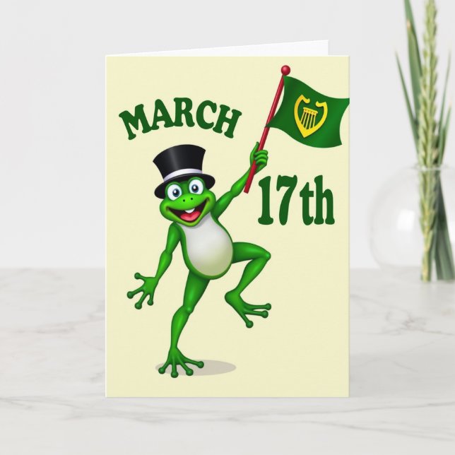 Carte du 17 mars Lucky Leap (Devant)