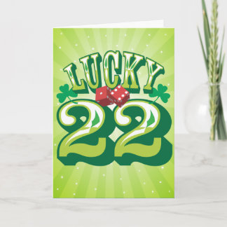 Carte du 22 Birthday