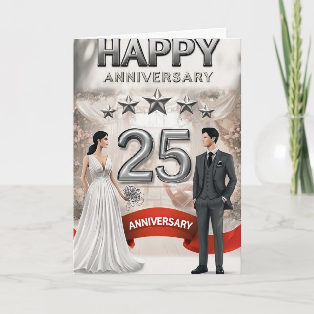 Carte du 25e anniversaire (Devant)