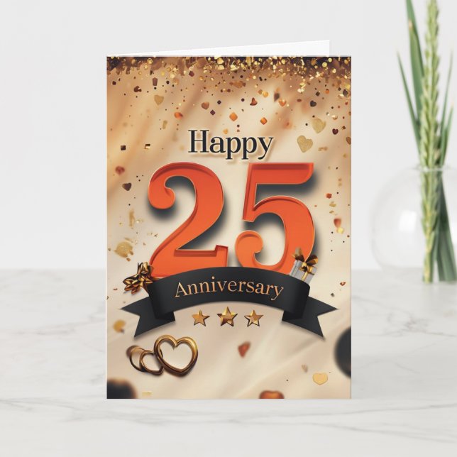 Carte du 25e anniversaire (Devant)