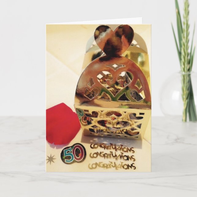 Carte du 50e anniversaire (Devant)