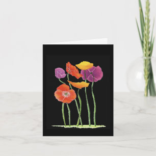 Carte du 50e anniversaire du Coquelicot