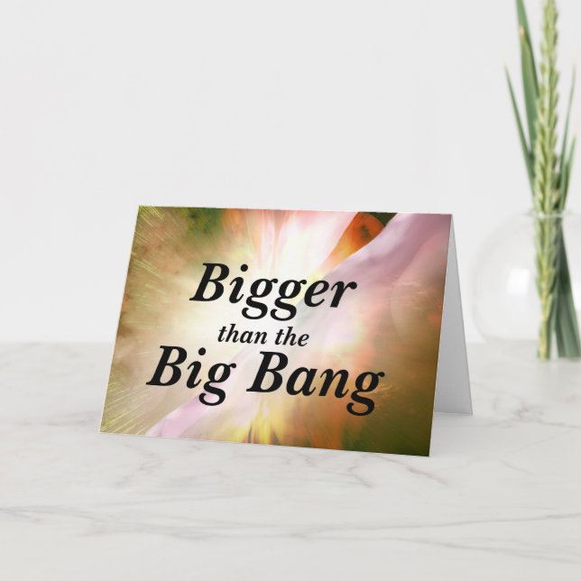 Carte du Big Bang (Devant)