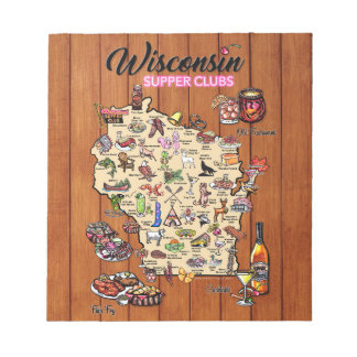 Carte du Bloc-notes - Wisconsin Supper Club