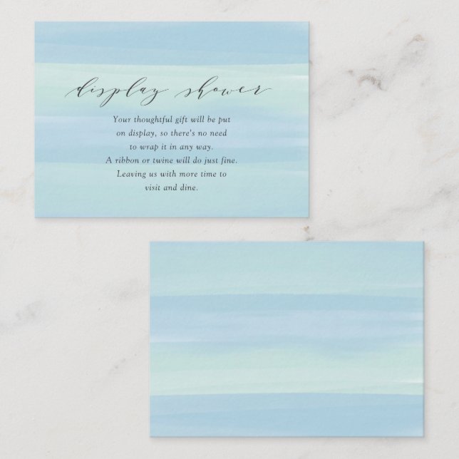 Carte du boîtier de douche à écran bleu (Devant / Derrière)