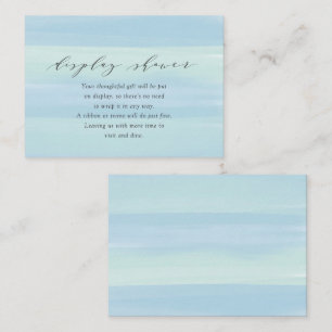 Carte du boîtier de douche à écran bleu