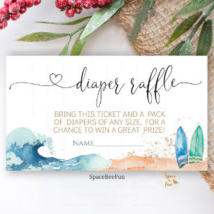 Carte du boîtier de la demande de tombola pour béb