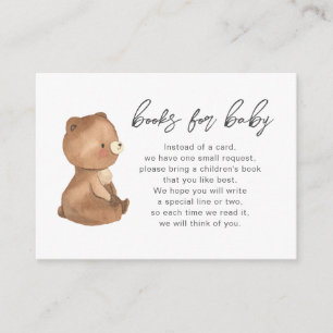 Carte du boîtier de l'ours assise de l'aquarelle