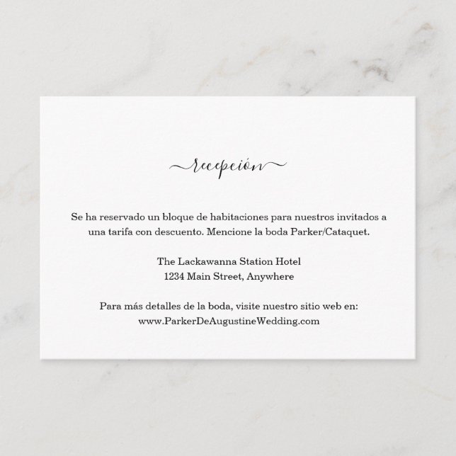 Carte du boîtier d'informations de réception espag (Devant)