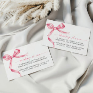 Carte du boîtier du Baby shower d'affichage de la