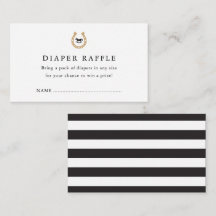 Carte du boîtier du Baby shower Derby