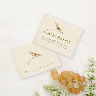 Carte du boîtier du Baby shower Little Log Bug