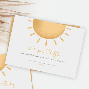 Carte du boîtier du Baby shower Sunshine