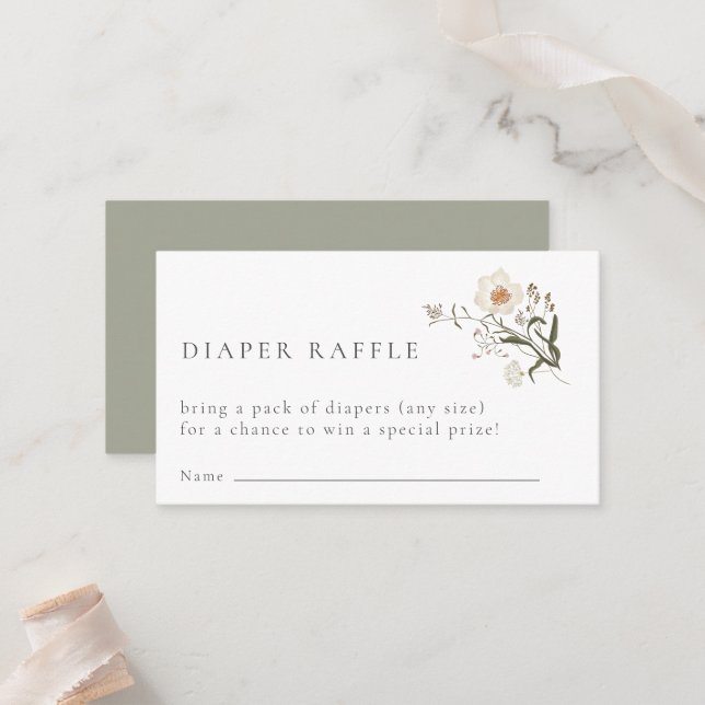 Carte du boîtier du rabat fleur sauvage (Devant/Arrière en situation)