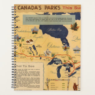 Carte du Canada - Parcs Canada