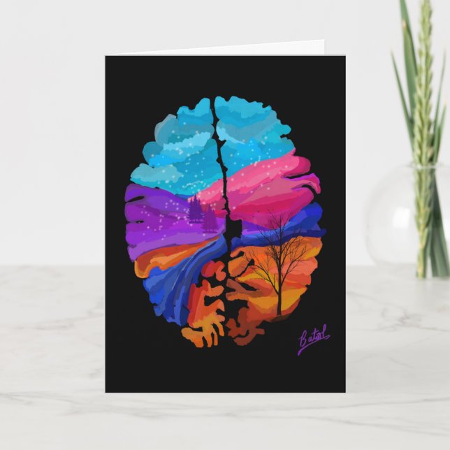 Carte du cerveau d'hiver (Devant)