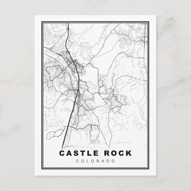 Carte du château de Rock (Devant)
