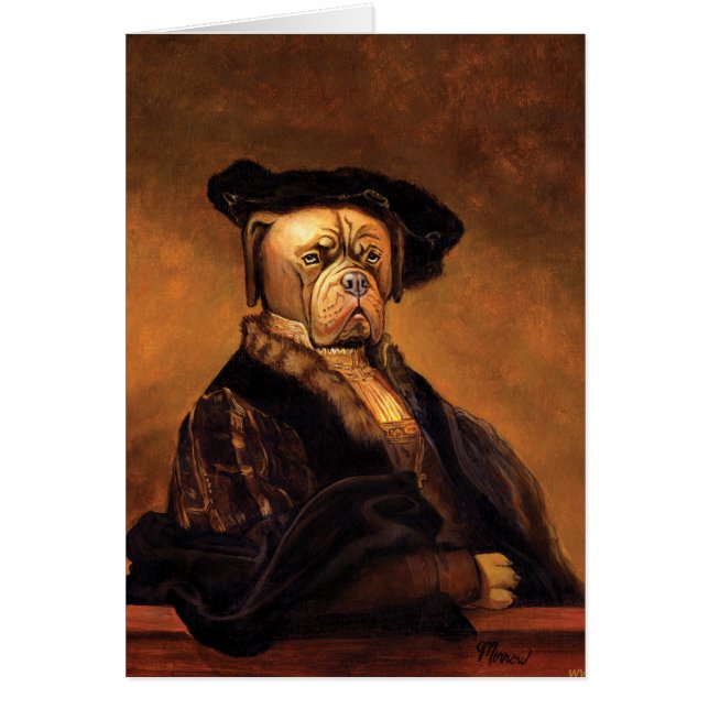 Carte du chien de Rembrandt (Devant)