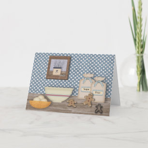 Carte du Christ de Baking Gingerbread Men