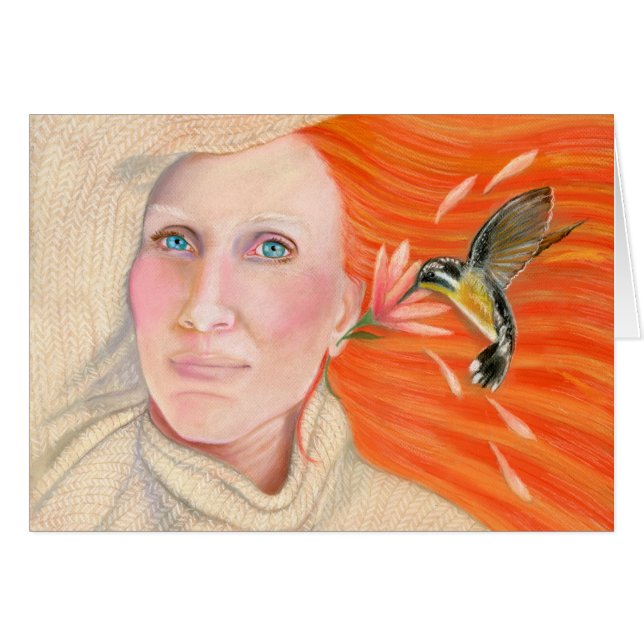 Carte du colibri de Cassandra (Devant horizontal)