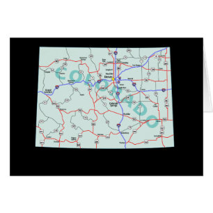 Carte du Colorado
