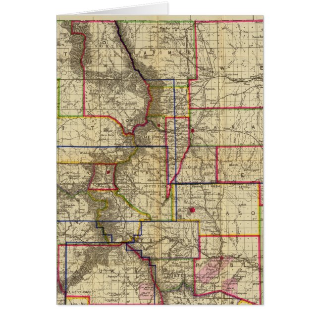 Carte du Colorado 2 par Thayer (Devant)