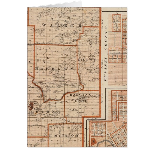 Carte du comté de Jasper (Devant)