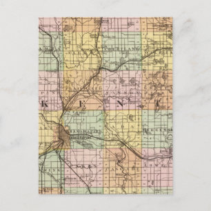 Carte du comté de Kent, Michigan